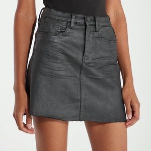 Blank NYC Black Jean Skirt